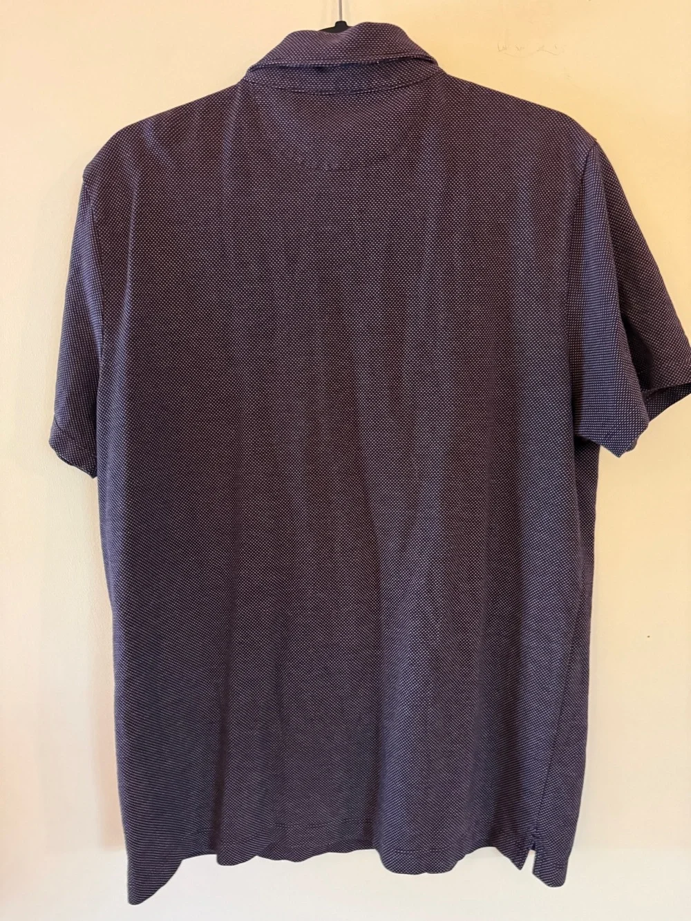 Banana Republic Men’s Performance Pique Polo – Size Large – Burgundy